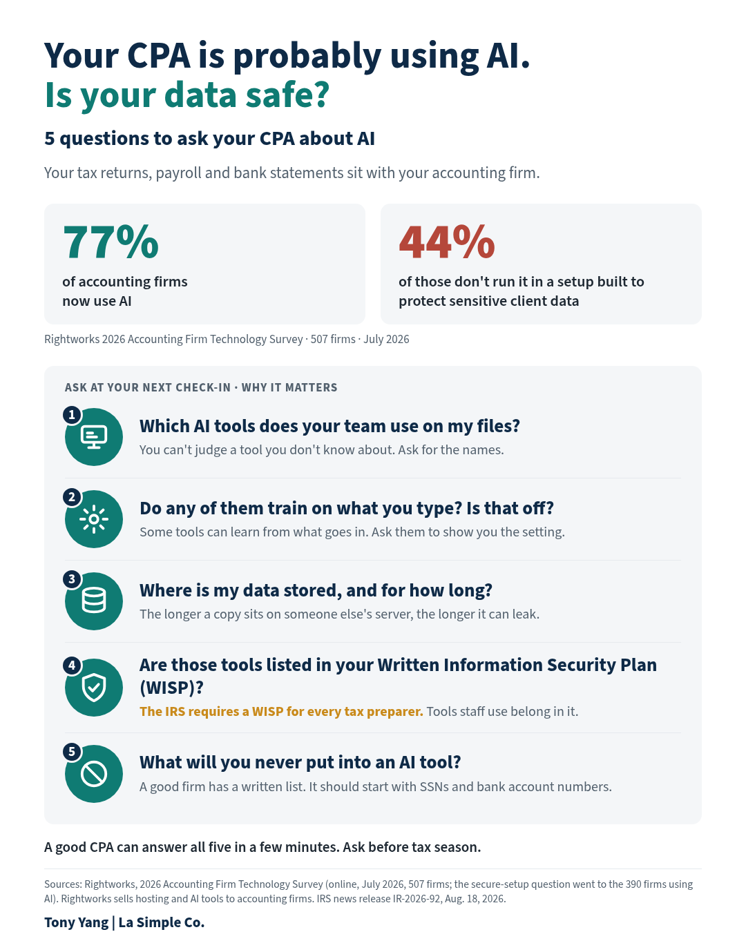 Ask your CPA: is your data safe with AI?